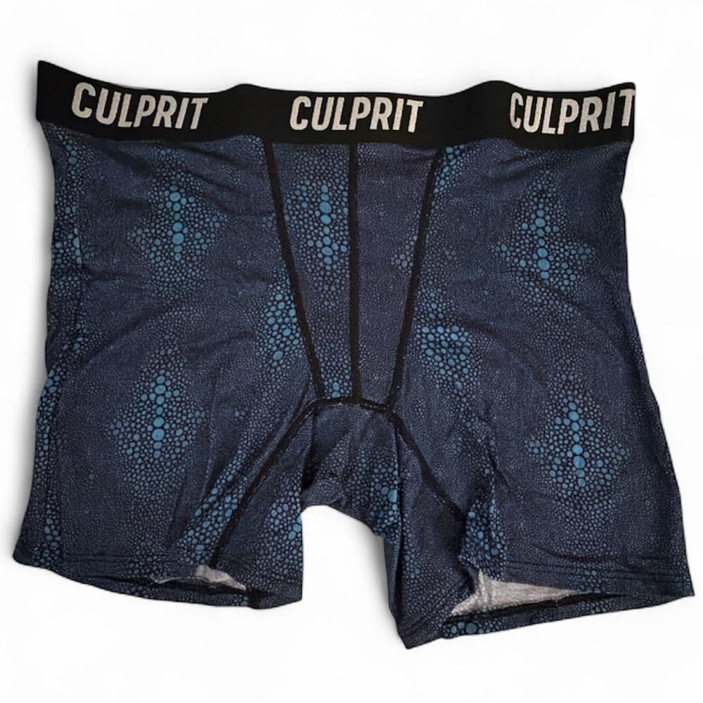 Culprit Women’s Boxers Blue Bubbles XL